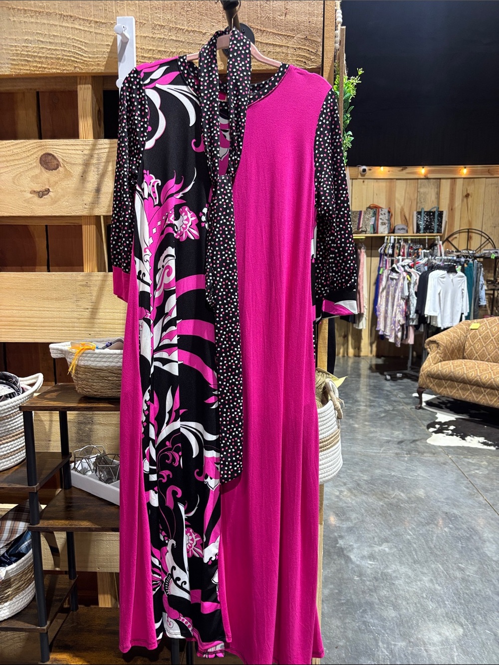 New from my online boutique. Tent dress with belt/scarf